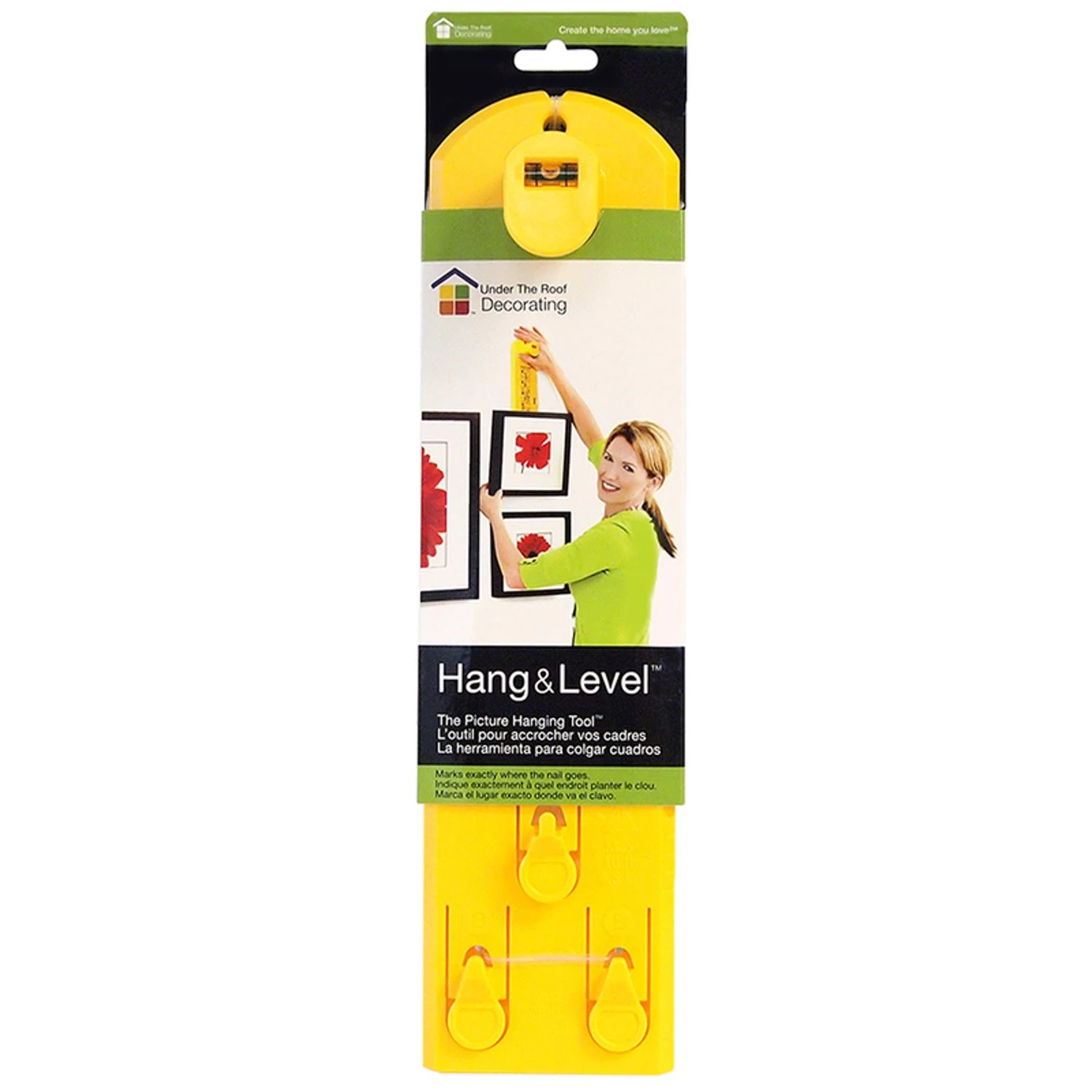 Yellow Picture Hanger Tool, 10 Lb Capacity, Model 100119