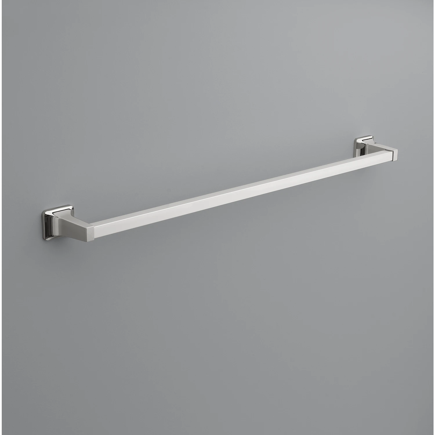 Chrome Towel Bar 30 In. L Die Cast Zinc With Concealed Screw Mounting