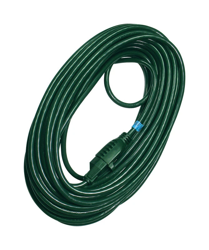 80 Ft. Green Extension Cord 16/3 For Indoor And Outdoor Use