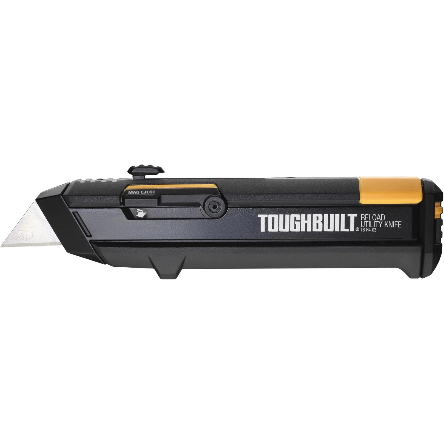 6.5 In. Retractable Reloading Utility Knife Black Model Tb-h4s2-03-6bes