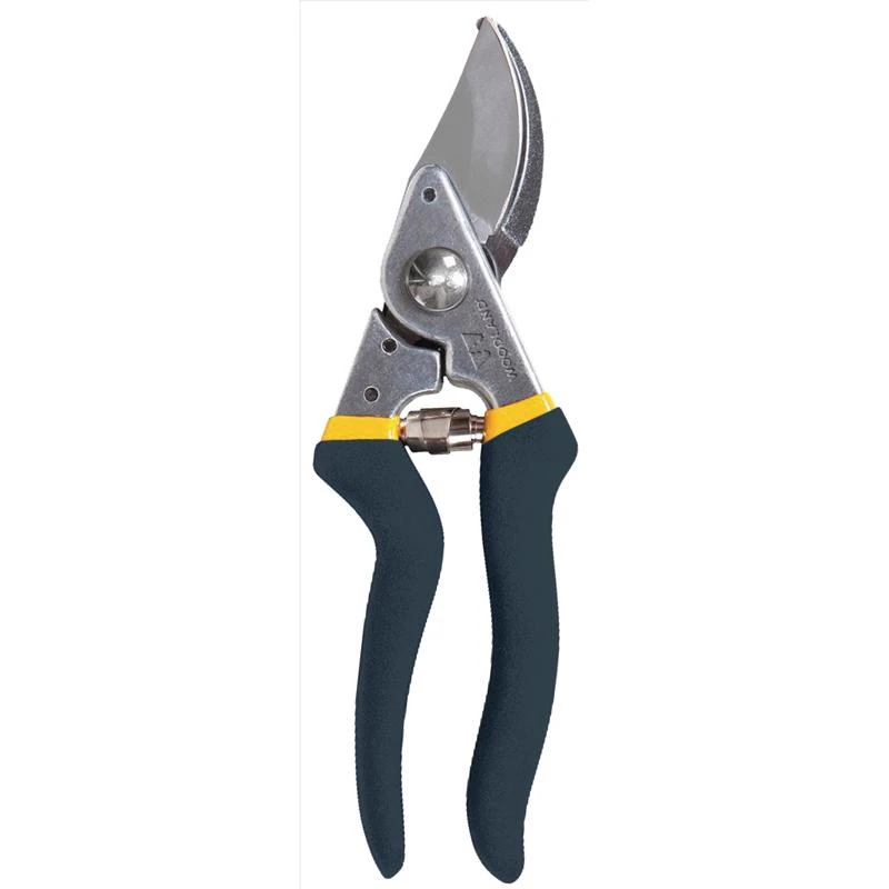 Carbon Steel Curved Bypass Pruner With Comfort Grip Handle