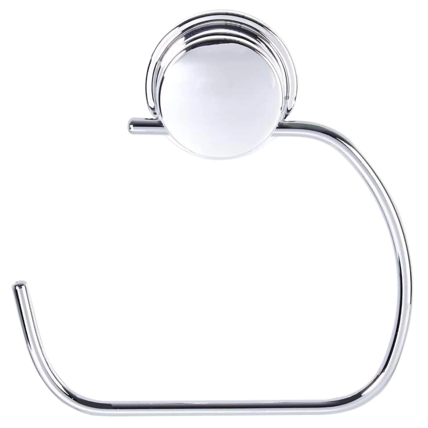Stick N Lock Plus Chrome Silver Toilet Paper Holder - Model 13822