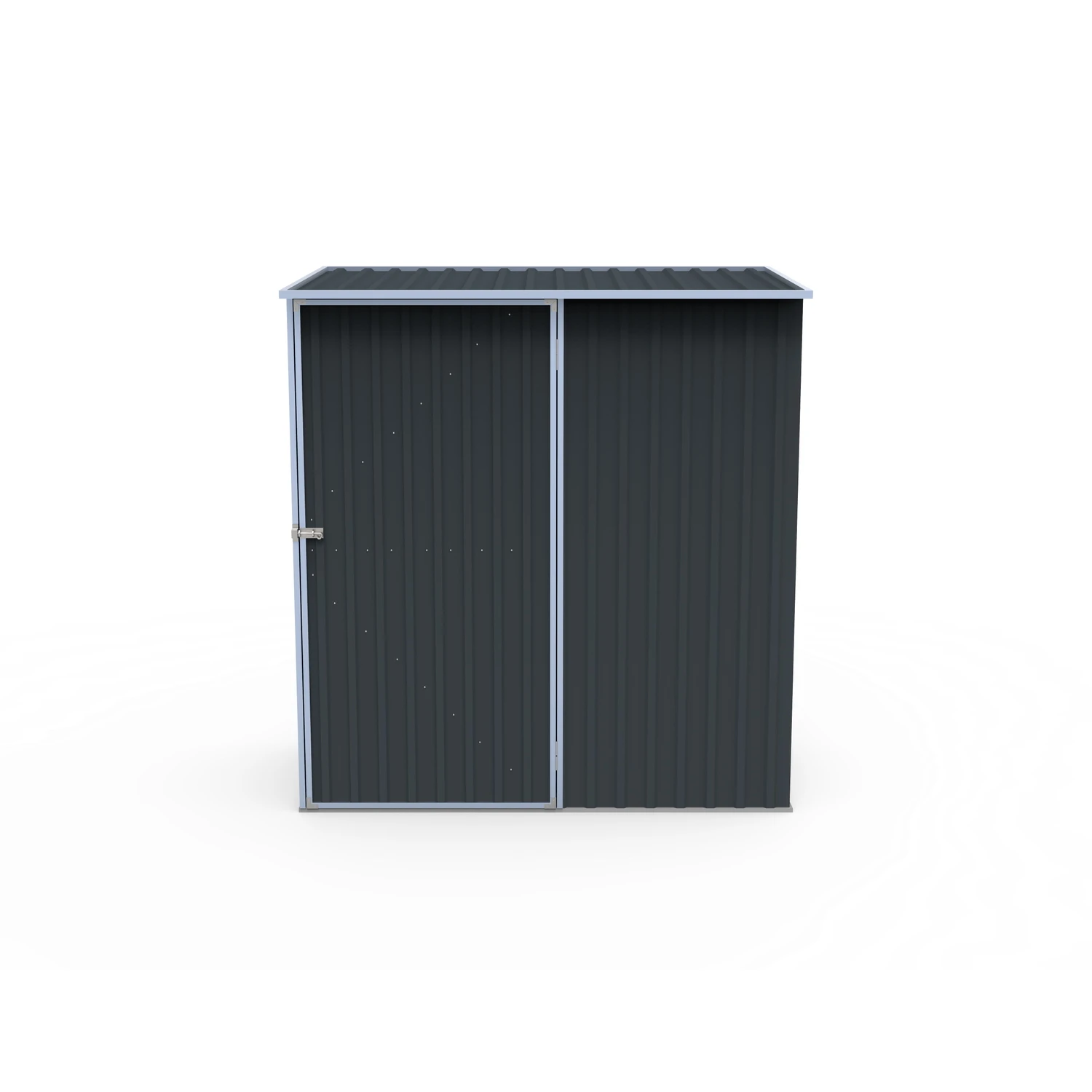 6 Ft. X 3 Ft. Metal Vertical Modern Storage Shed Without Floor Kit Gray