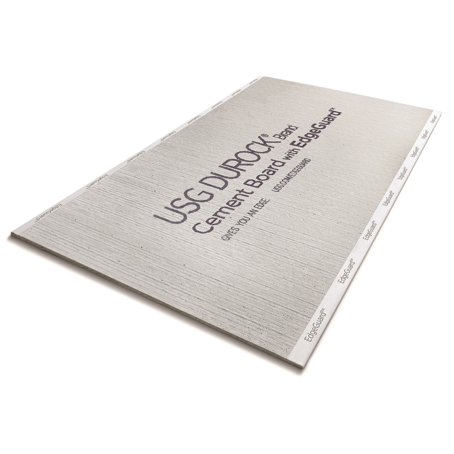 Durock 3 Ft. W X 5 Ft. L X 5/8 In. Cement Board With Edgeguard