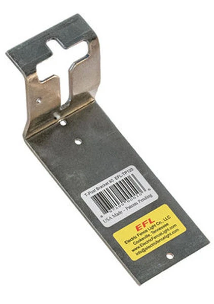 Electric Fence Light EFL-TP103 T-post Bracket, 90 deg - Pack of 24