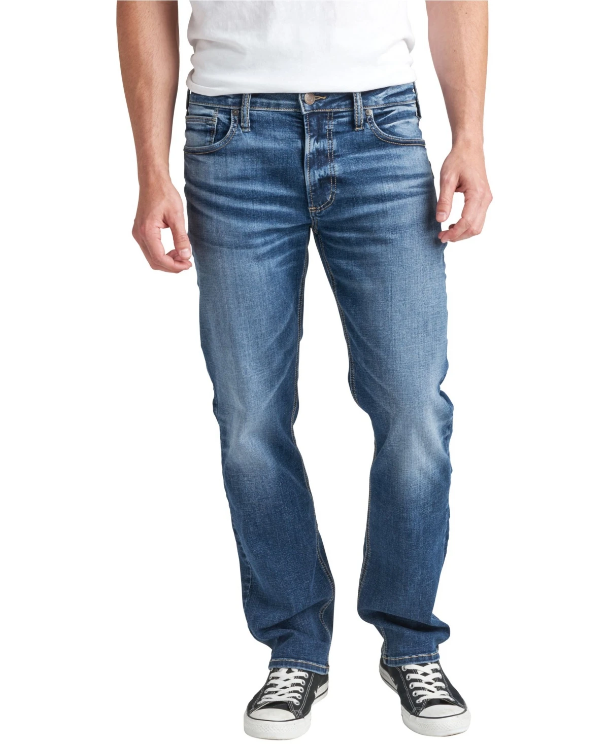 Allan Classic Fit Straight Leg Jeans In Indigo, Size 32 X 30