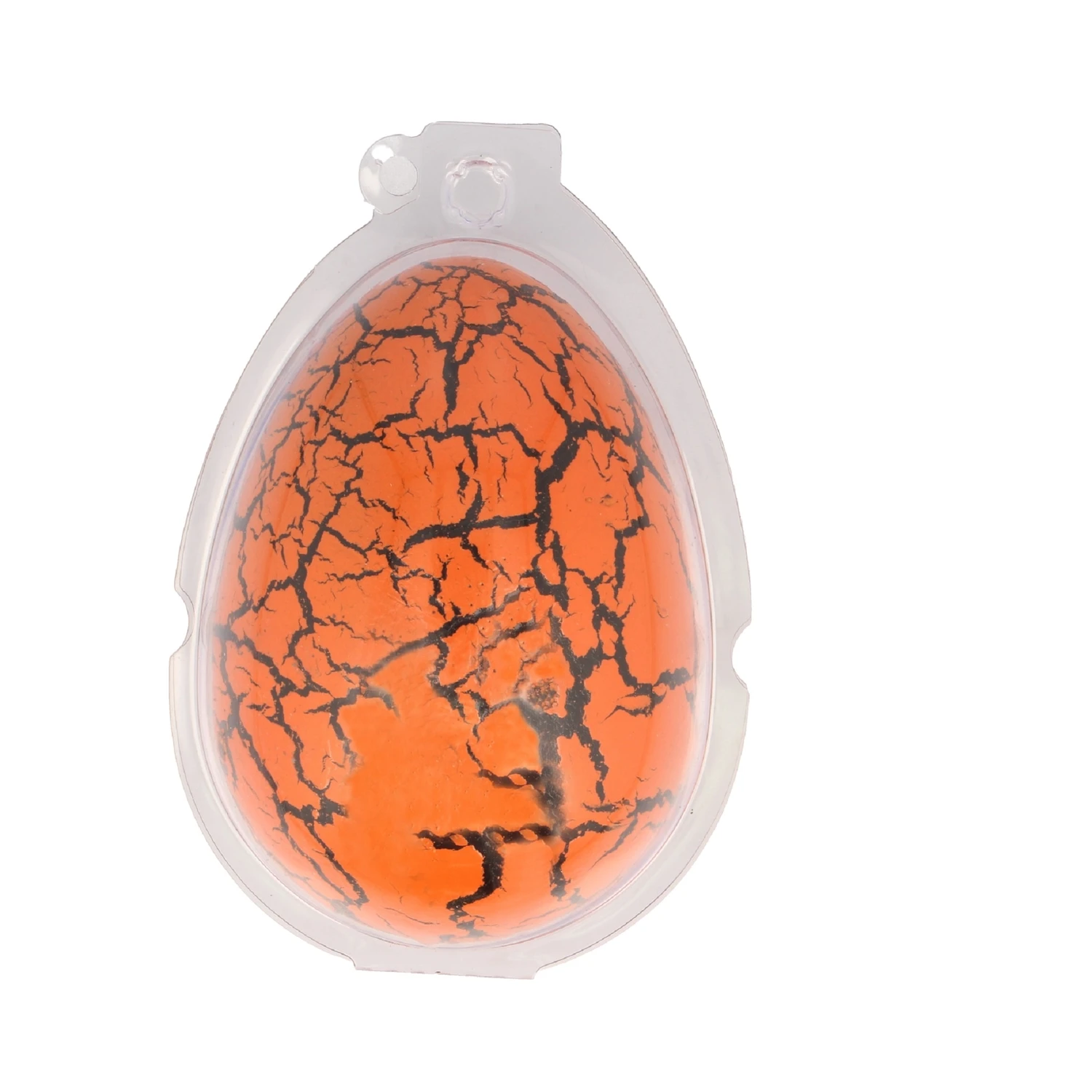  Large T-rex Hatching Egg Toy - Foam Orange Dinosaur For Kids