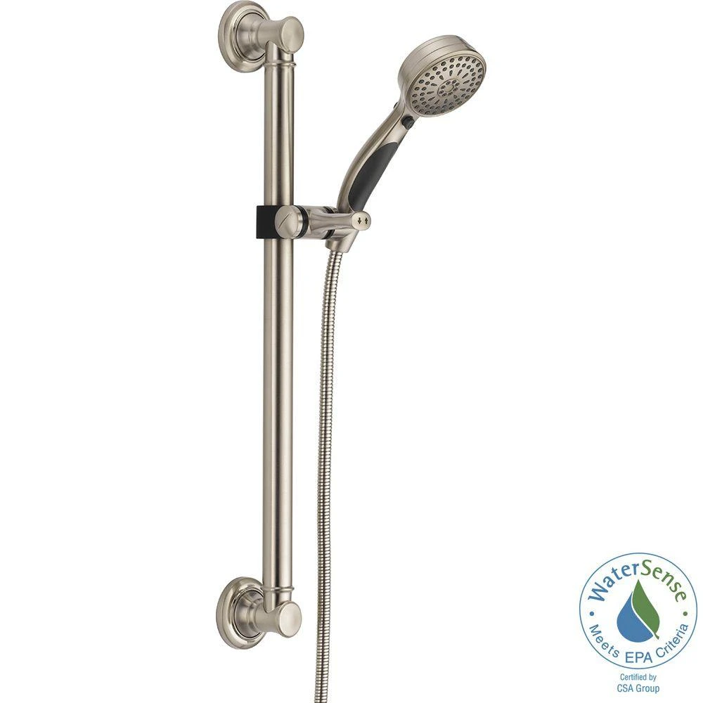Stainless Steel 9-spray Handheld Shower Kit With Wall Bar Model 51900-ss