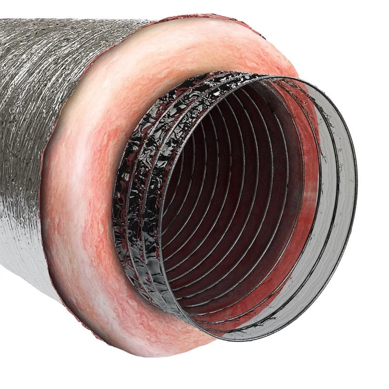 25 Ft. L X 10 In. D Insulated Polyester Flexible Duct
