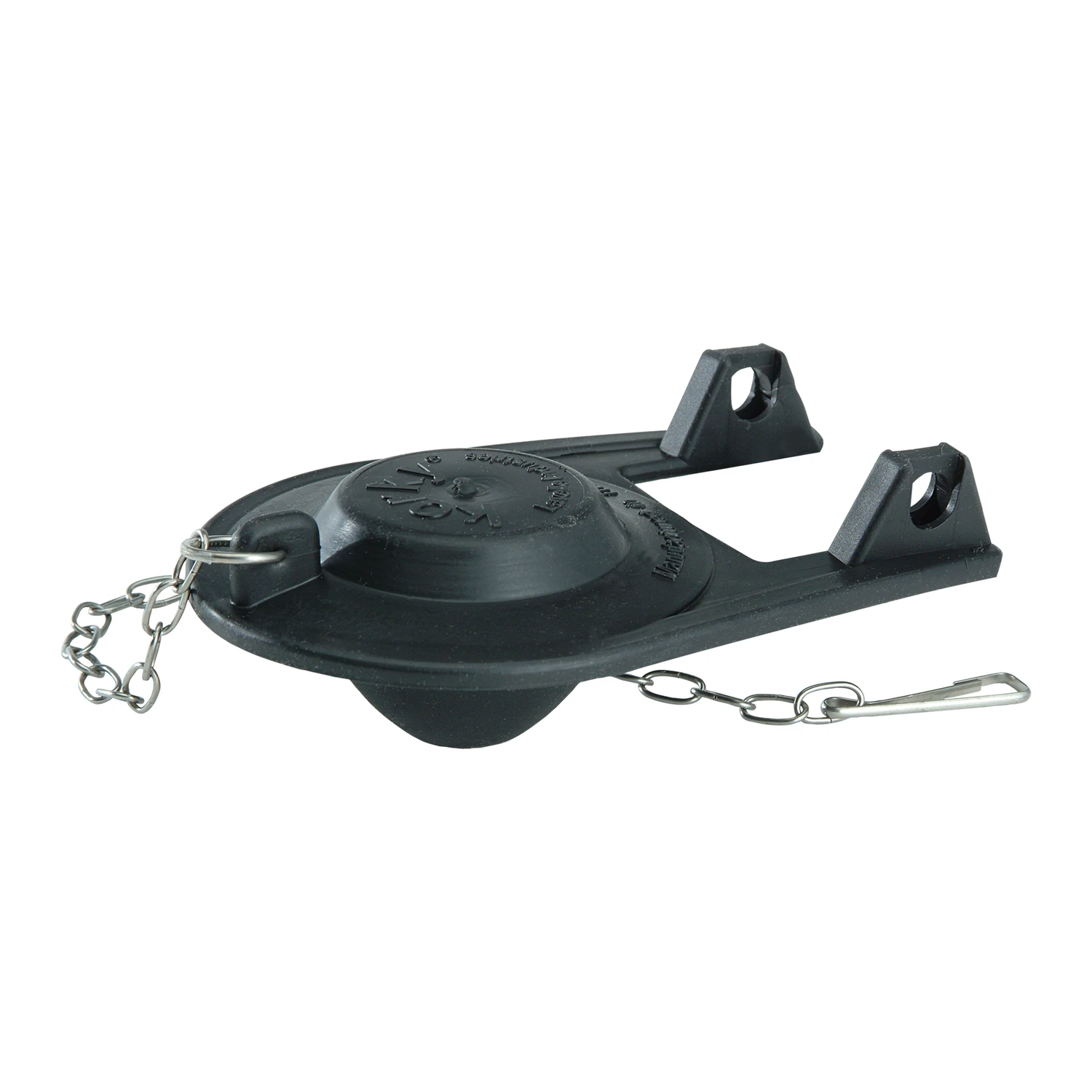 Universal 2 Inch Toilet Flapper Black Rubber Model 54cp