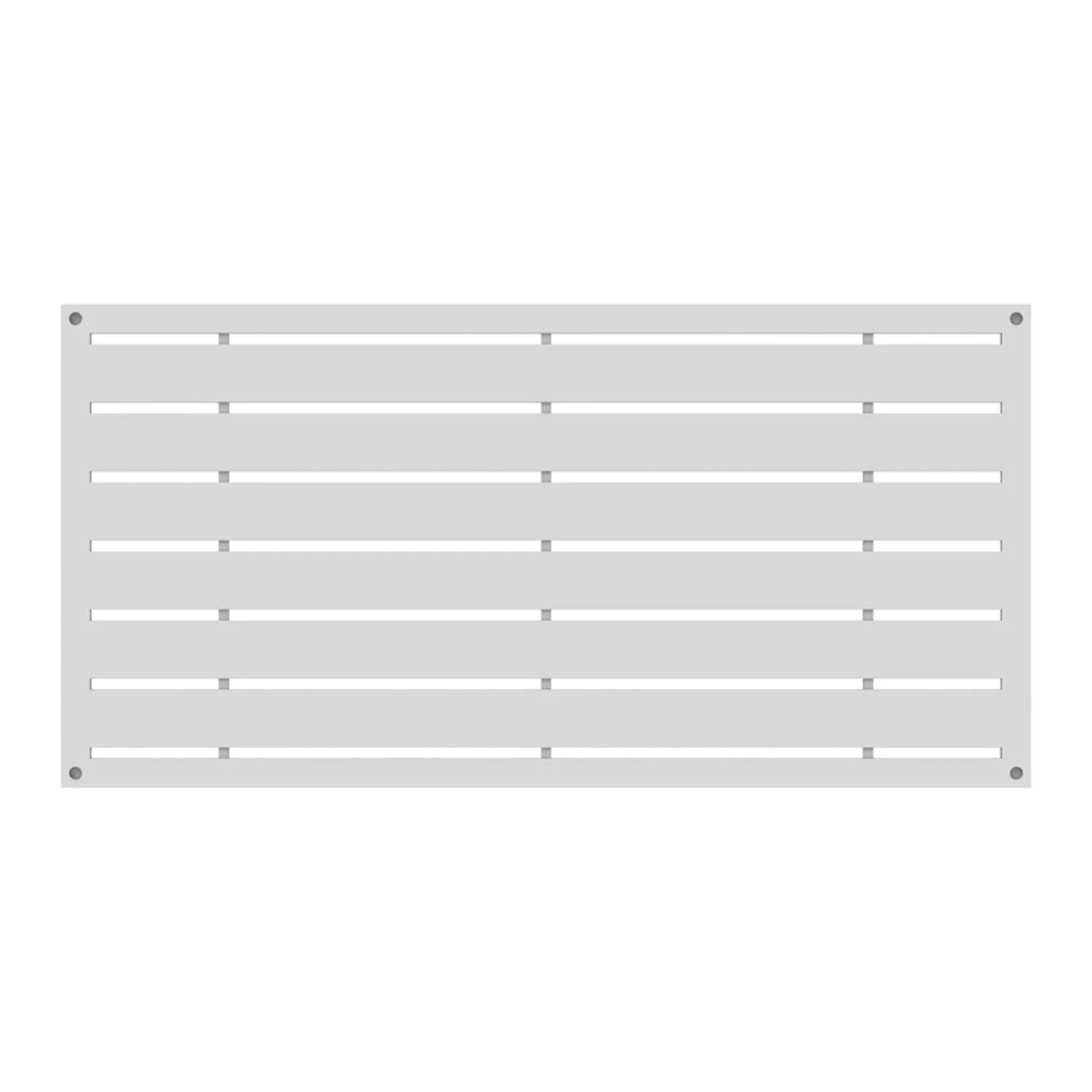 Barrette Outdoor Living Boardwalk 2 ft. W X 4 ft. L Black Polymer Screen Panel Barrette Outdoor Living Boardwalk 2 ft. W X 4 ft. L Black Polymer Screen Panel