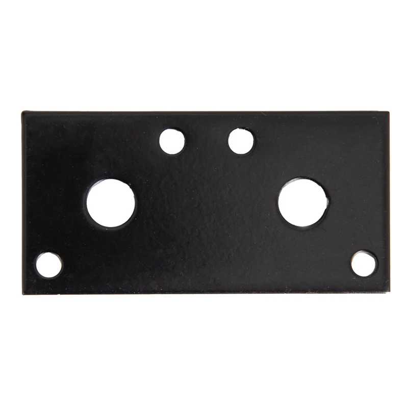 Black Steel Mending Plate 3 In. H X 1-1/4 In. W X 1/8 In. L