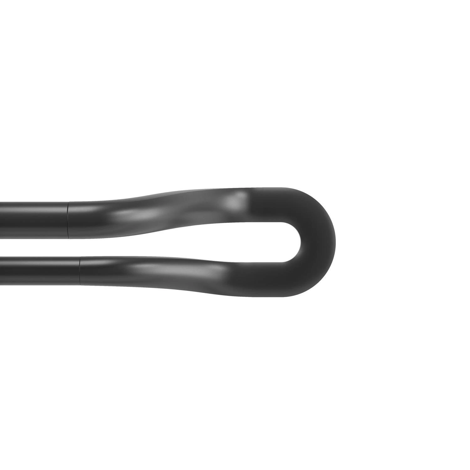 Midnight Blackout Double Curtain Rod 42 In. To 120 In. Adjustable Length Matte Black