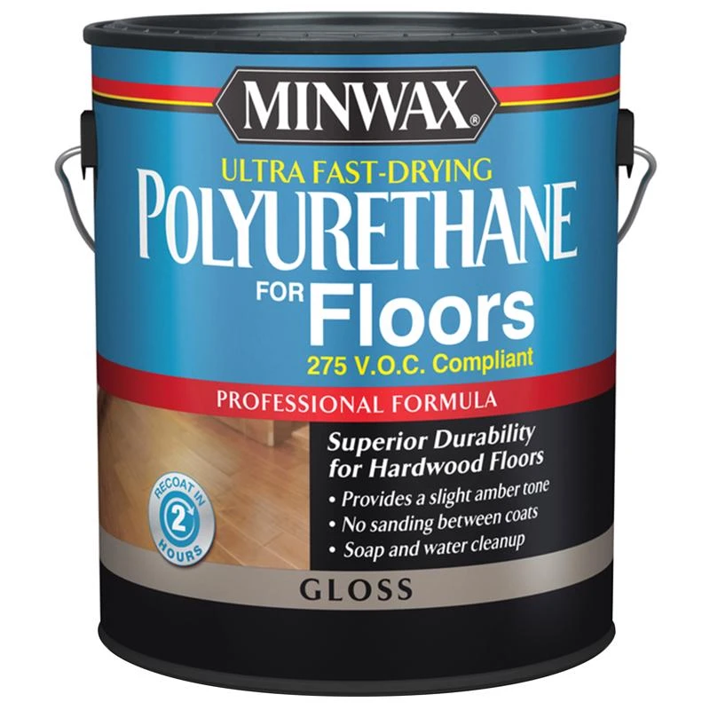 Ultra Gloss Clear Water-based Fast-drying Polyurethane 1 Gallon Container