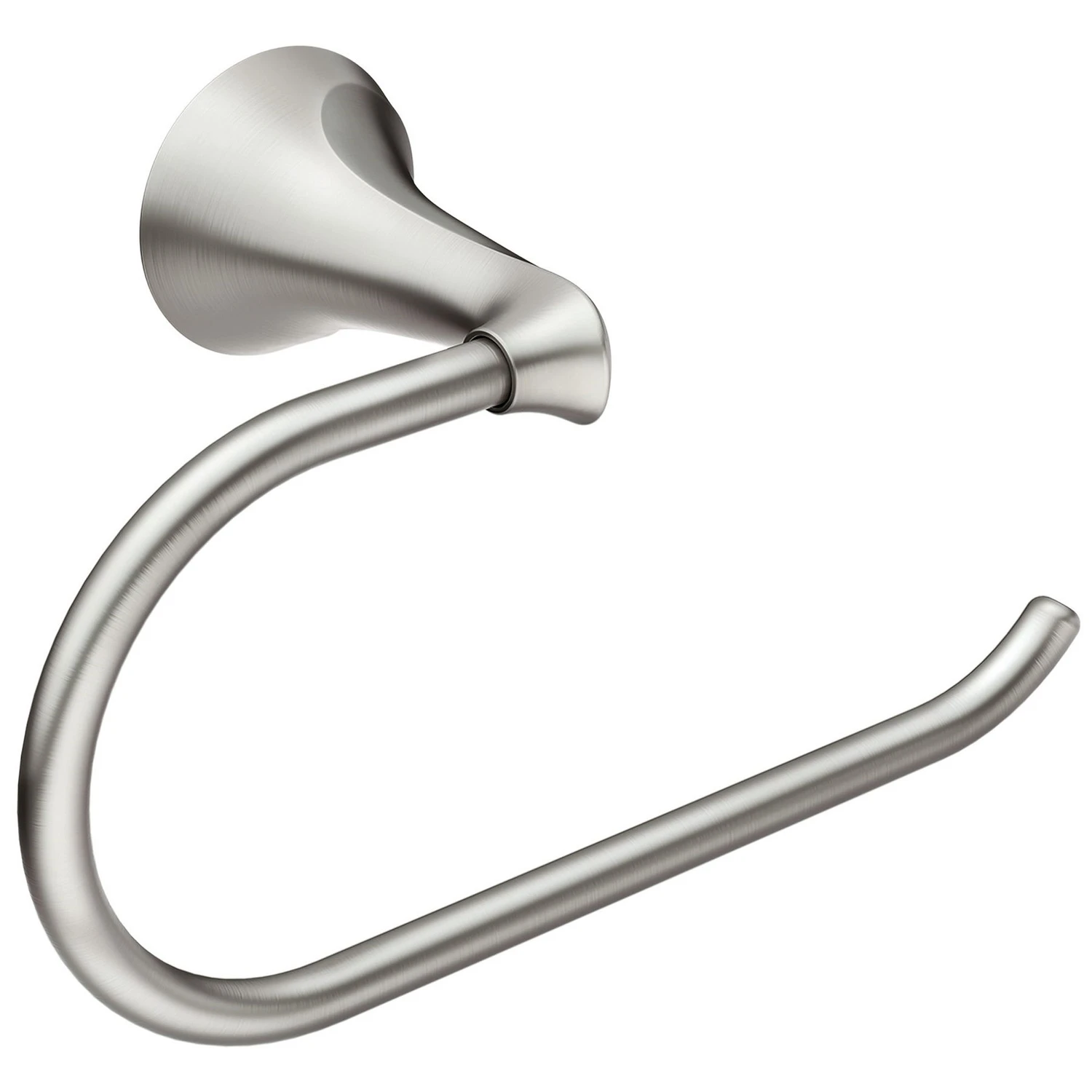 Darcy Brushed Nickel Toilet Paper Holder - Wall Mount, Single Post Design, Model My1509bn