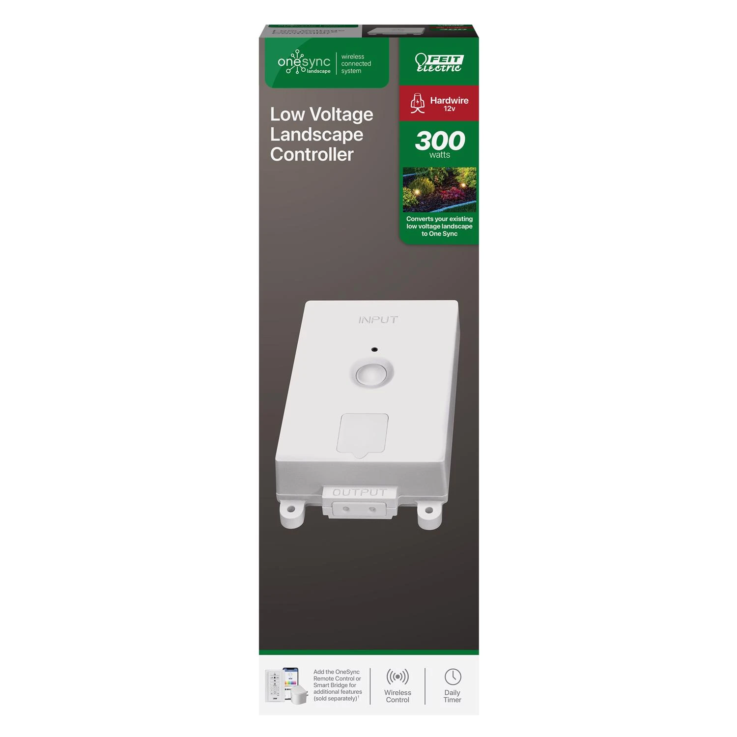 Feit OneSync Low Voltage 300 W LED Landscape Lighting Control Box 1 pk