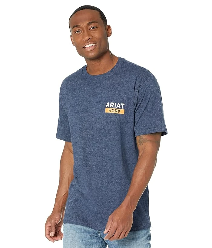 Men's Rebar Cotton Strong Roughneck Graphic T-shirt - Durable And Stylish