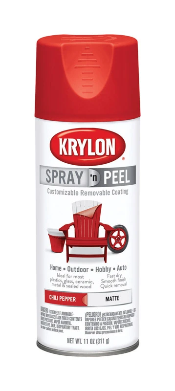 Spray 'n Peel Chili Pepper 11 Oz. Removable Spray Paint