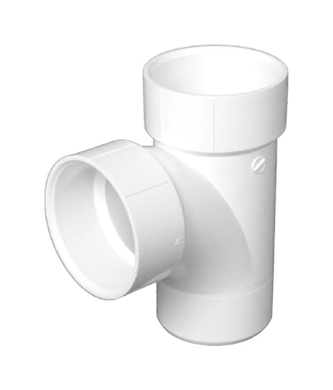 3 In. Hub Dwv Sanitary Street Tee Pvc Schedule 40 Pipe Fitting