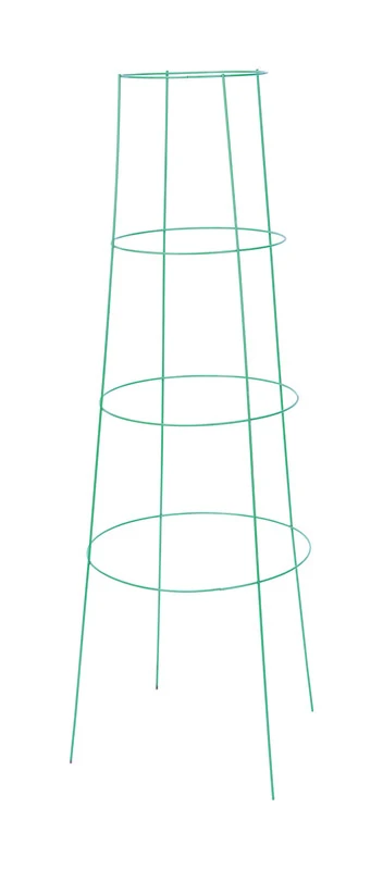 Inverted 42 In. H X 16 In. W Green Steel Tomato Cage - Durable Plant Support