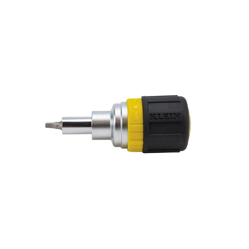 6-in-1 Ratcheting Stubby Screwdriver And 1/4 In. Nut Driver Combo