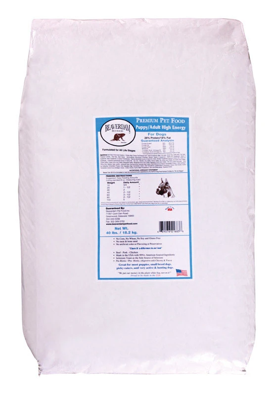 Hi-energy All Ages Pork And Chicken Dry Dog Food 40 Lb