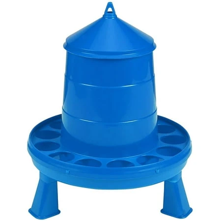 Double-tuf Dt9871 4 Lb Poultry Feeder With Removable Legs And Carrying Handle