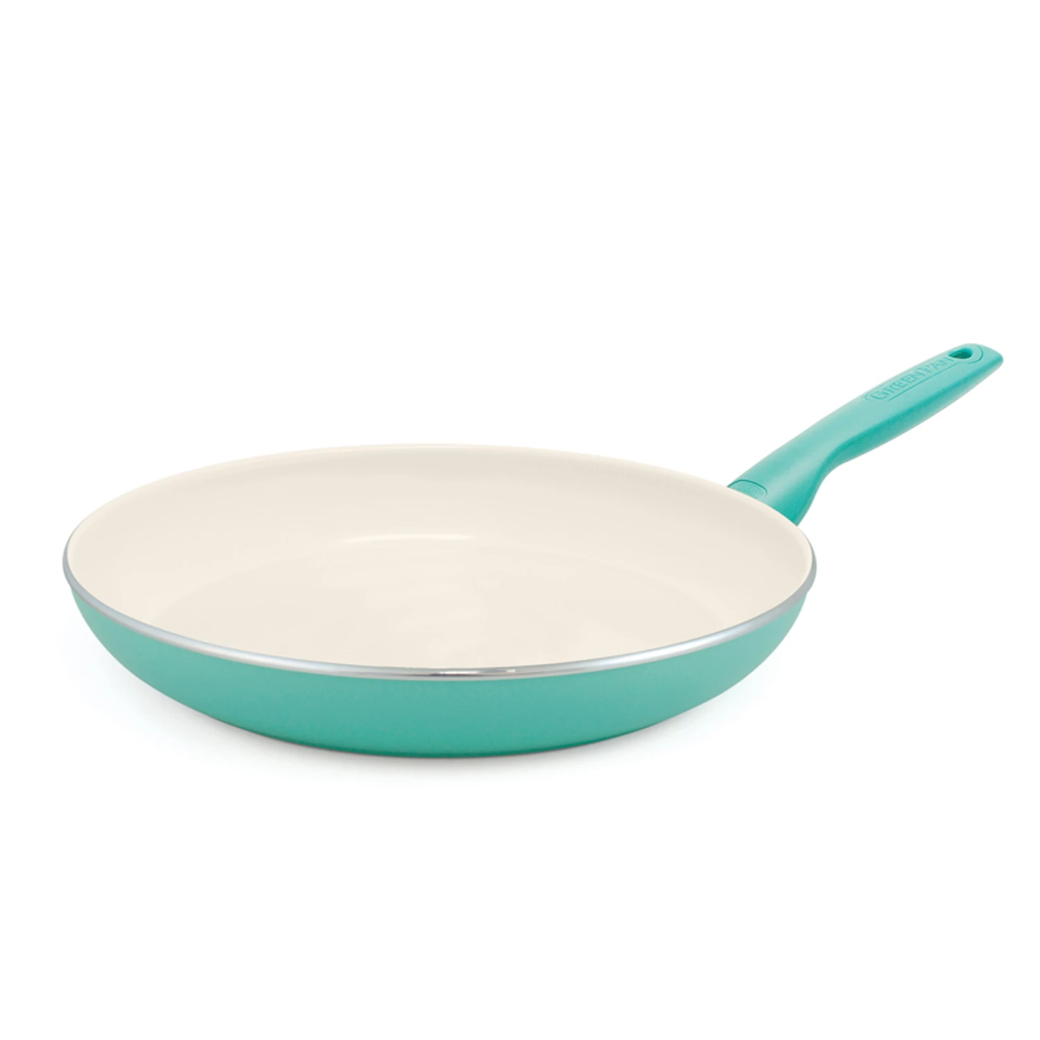 Rio 12 Inch Turquoise Ceramic Coated Aluminum Fry Pan