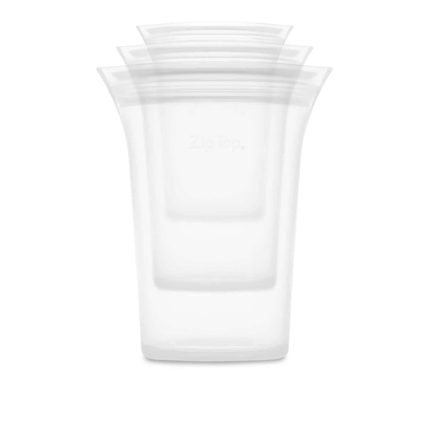 Zip Top Frost Food Storage Container Set 3 pk