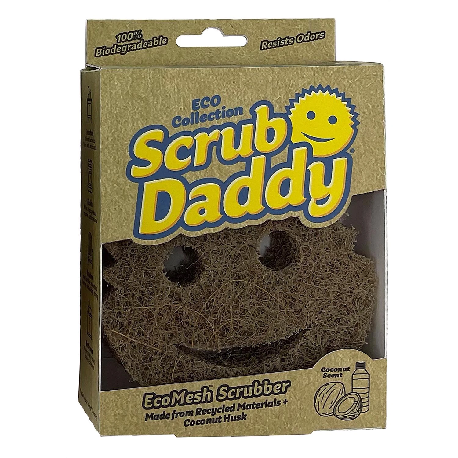 Scrub Daddy CocoMesh Scrubber Medium Duty Scrubber Sponge For Kitchen 2 pk