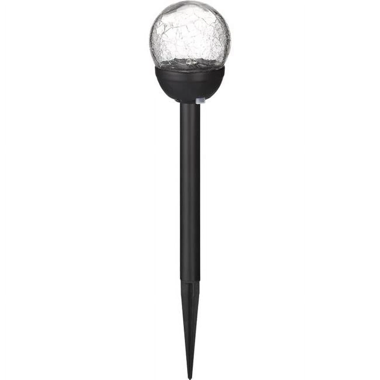 Living Accents Black Solar Powered 0.06 W LED Pathway Light 1 pk