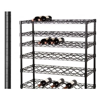 Focus Foodservice FG033BK 33 in. black epoxy post - Pack of 4