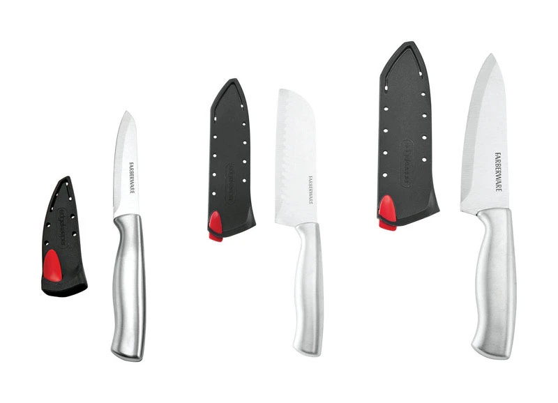 Edgekeeper Stainless Steel Knife Set 6 Piece With Self-sharpening Sheath