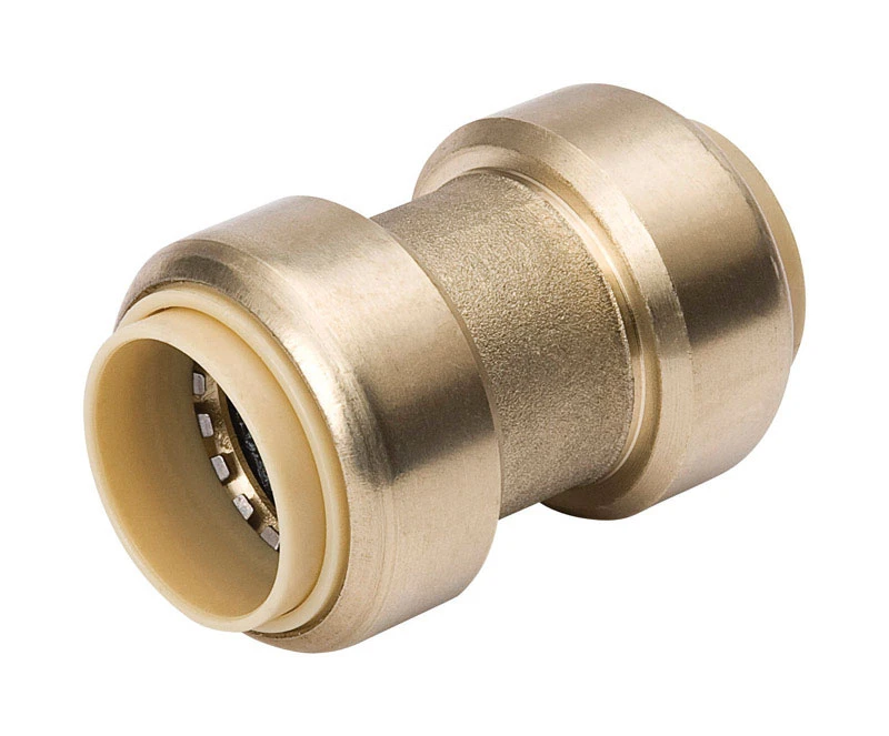 3/4 Inch Copper Push Fit Coupling With Insert For Pex Piping