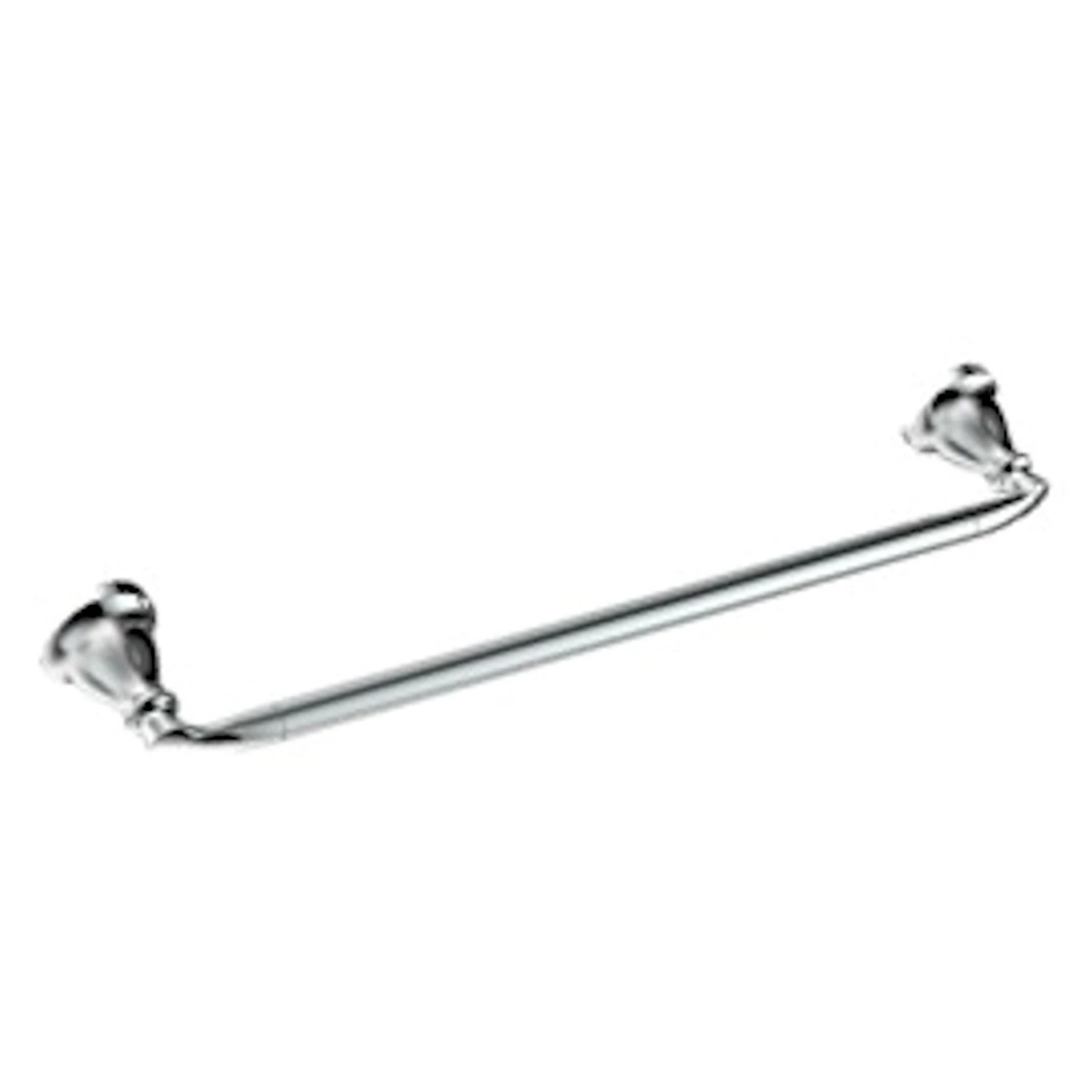 Hilliard Chrome Towel Bar 24 In. L Metal With Concealed Screw Mounting