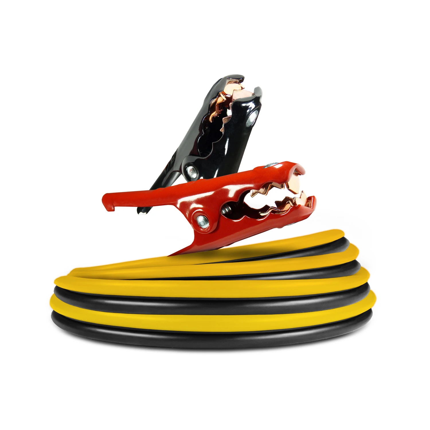 16 Ft. 8 Ga. Booster Cable Clamps With Led Lights