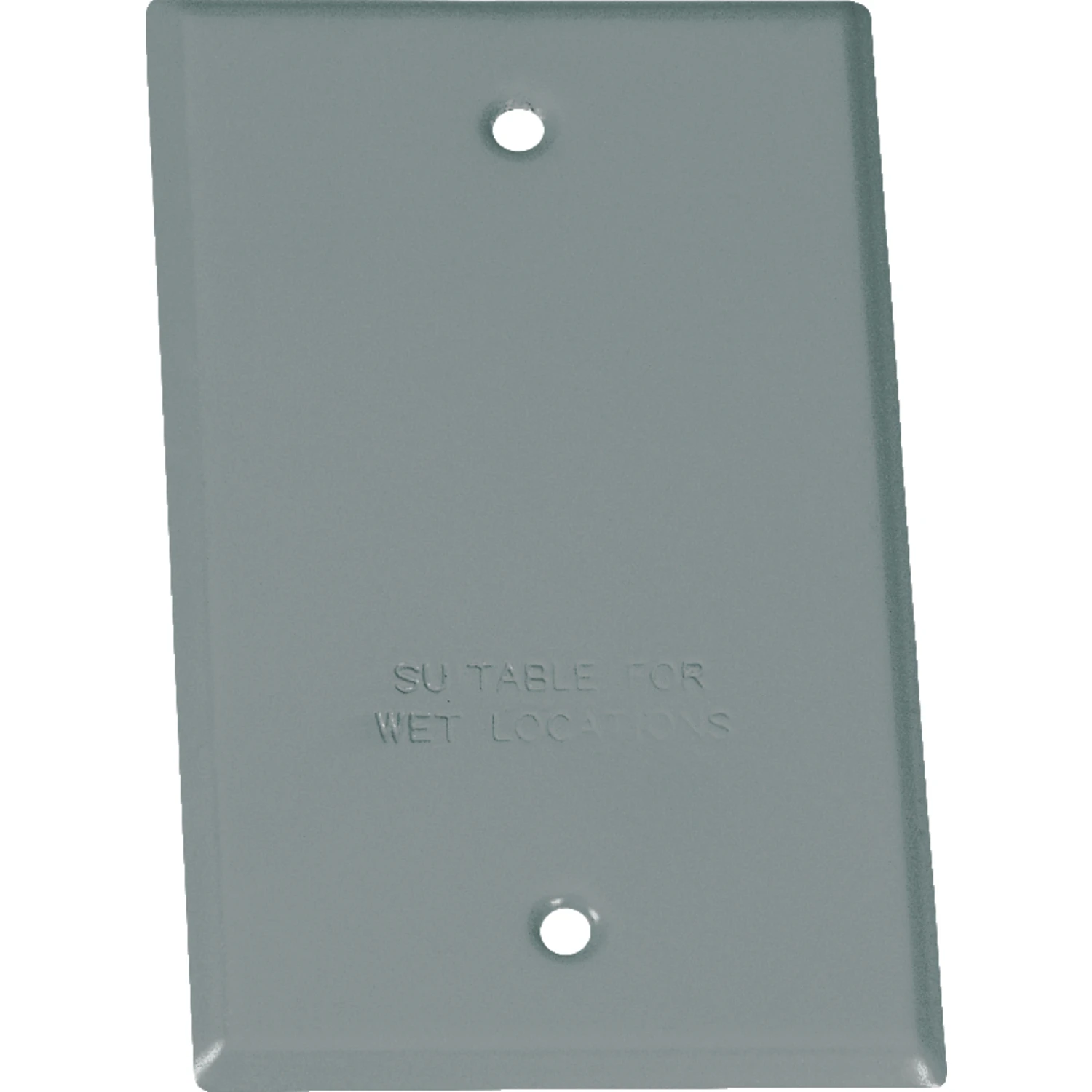 Rectangle Steel 1 Gang Flat Box Cover For Wet Locations