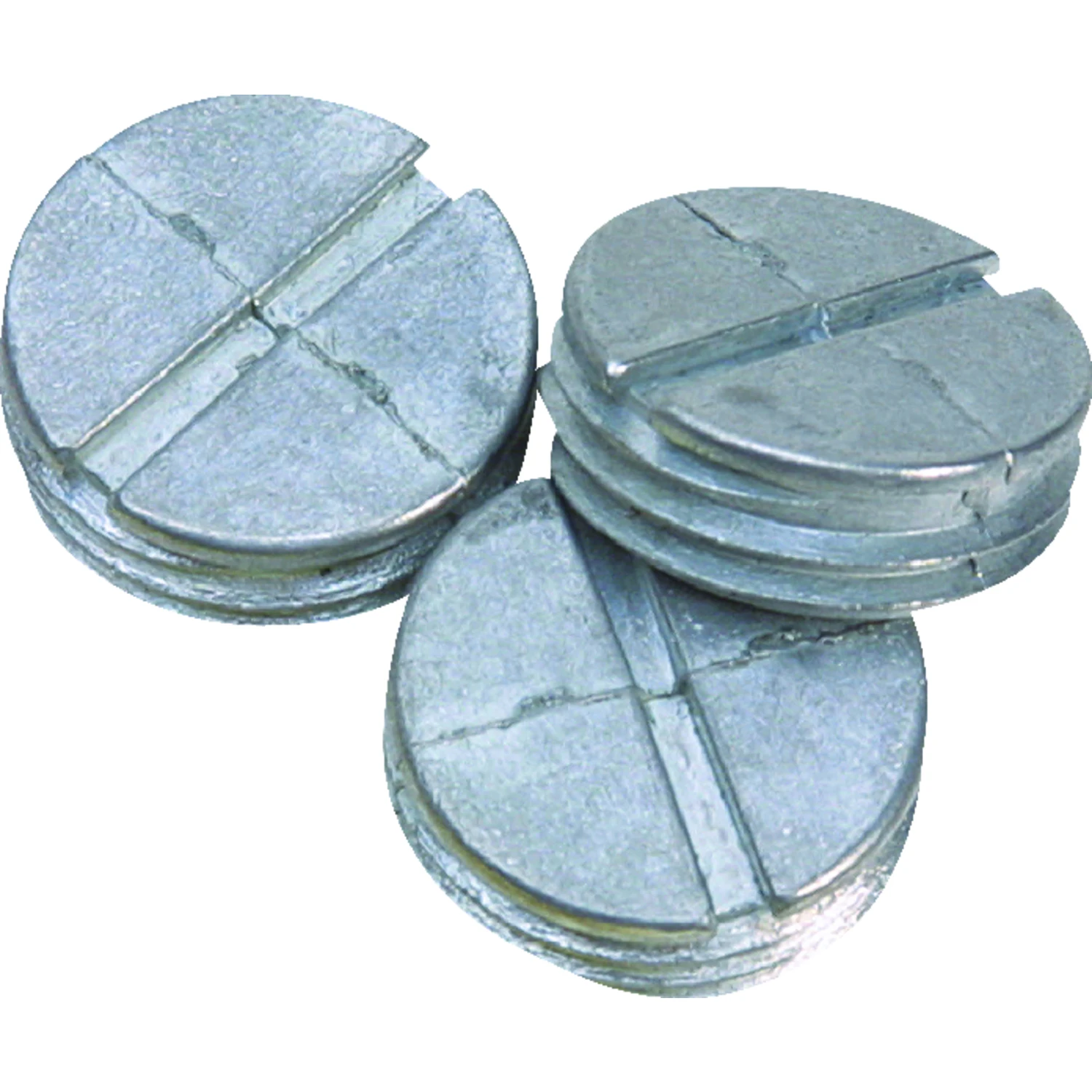 Round Die-cast Zinc Closure Plug For Electrical Outlets