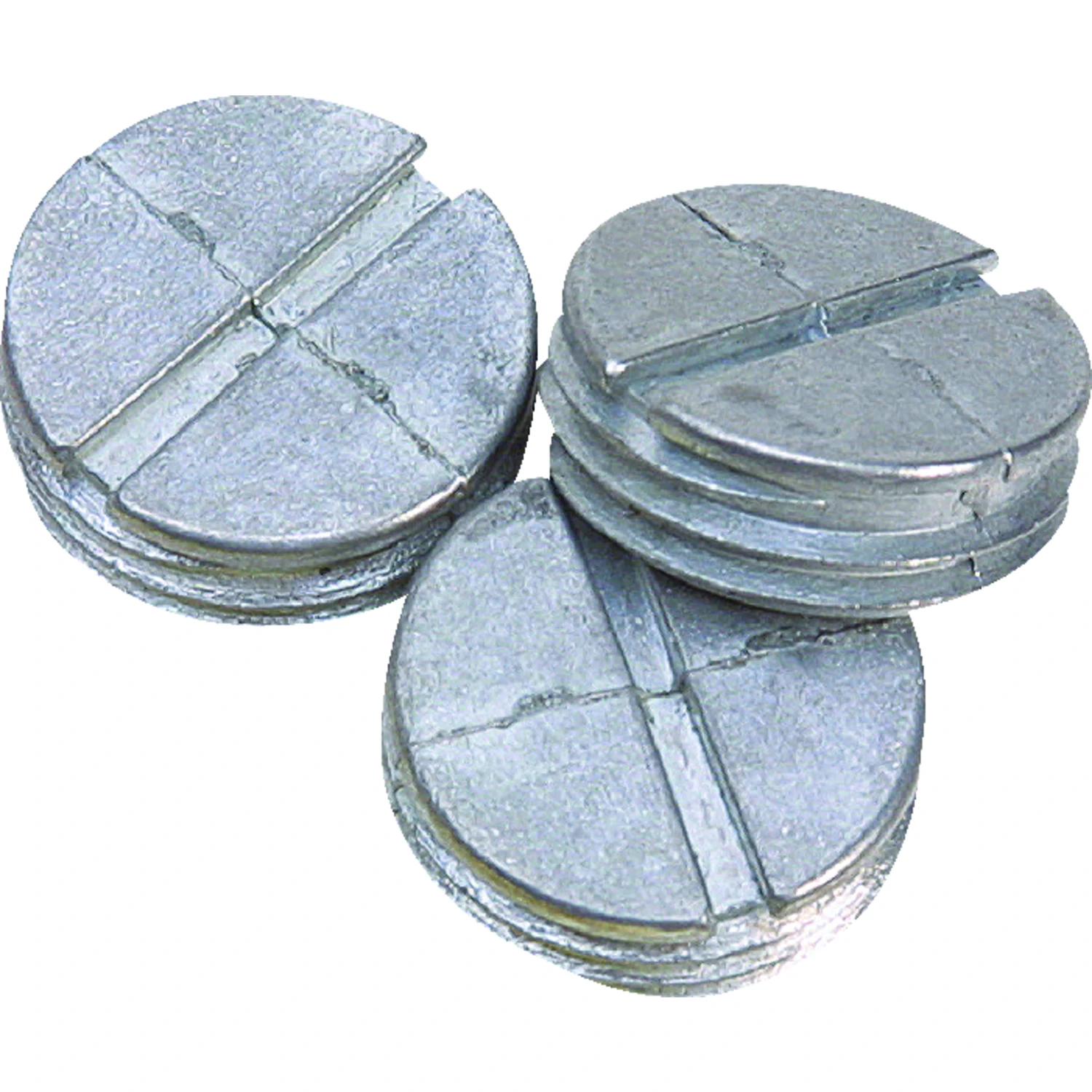 Round Die-cast Zinc Closure Plug For 3/4 Inch Box Outlets
