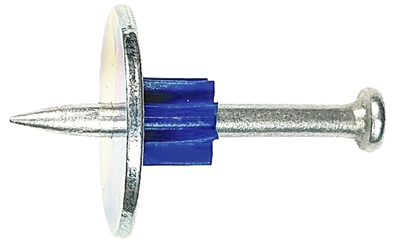 .300 In. Diameter X 2-1/2 In. Length Steel Flat Head Drive Pin With Washer