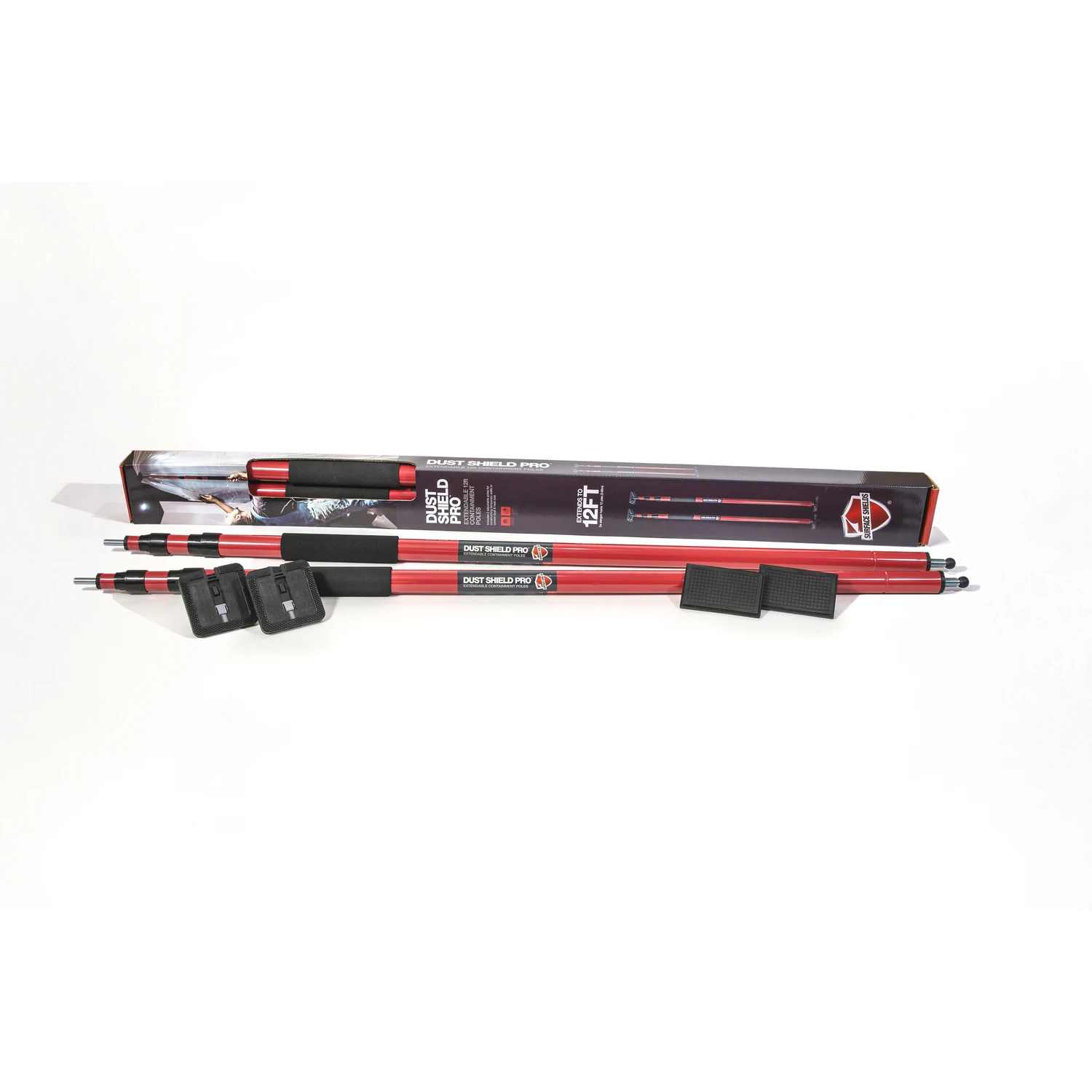 Dust Shield Pro 2.75 Mil X 4.75 In. W X 12 Ft. L Aluminum Red