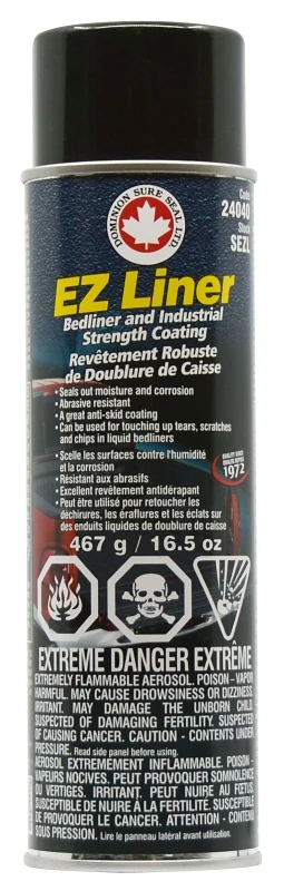 Protectant Bed Liner Aerosol Spray 467 Grams Model Sezl