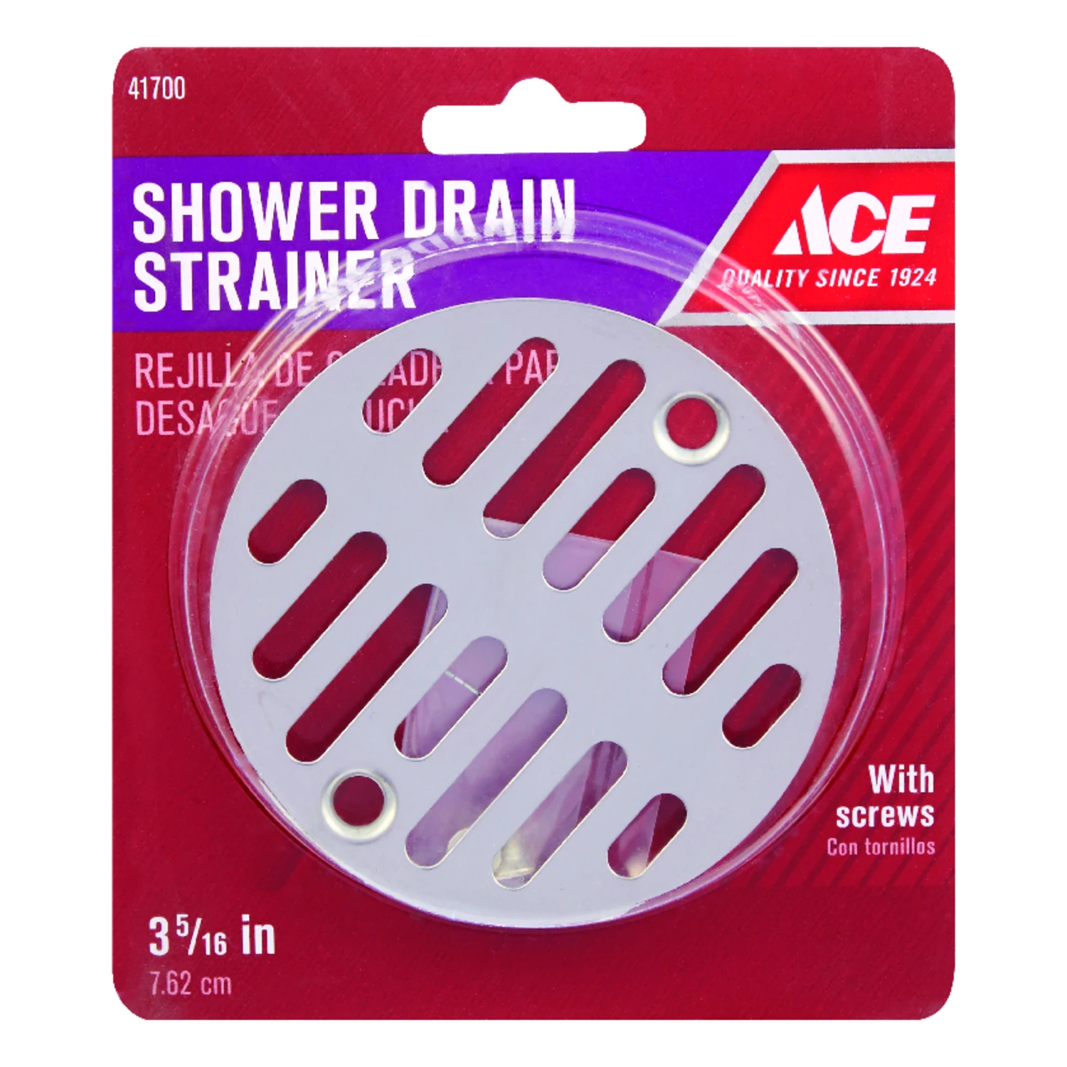 GRID SHOWER DRAIN 3-5/16