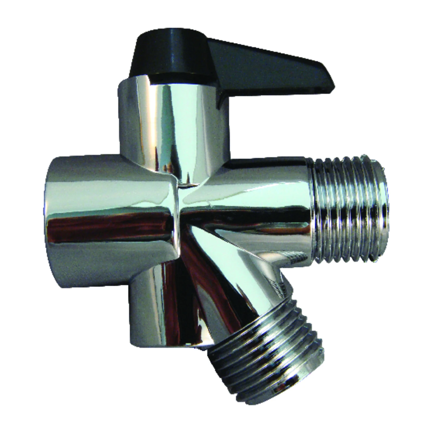 Chrome Abs Shower Diverter For Handheld And Stationary Showers