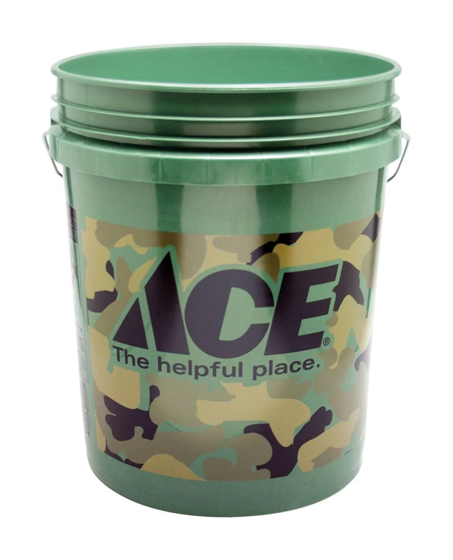 5 Gallon Camouflage Utility Bucket - Versatile And Durable