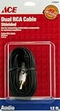 12ft Dual Rca Cable - Model 3102647 For High-quality Audio