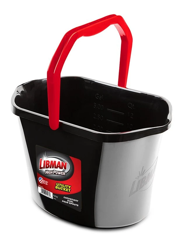 Heavy Duty Utility Bucket with Handle, 5 Gallon Capacity, Multipurpose Use