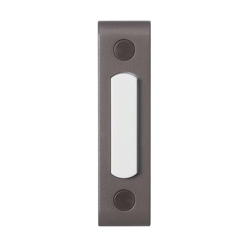 Oil Rubbed Bronze Wired Pushbutton Doorbell With Led Light