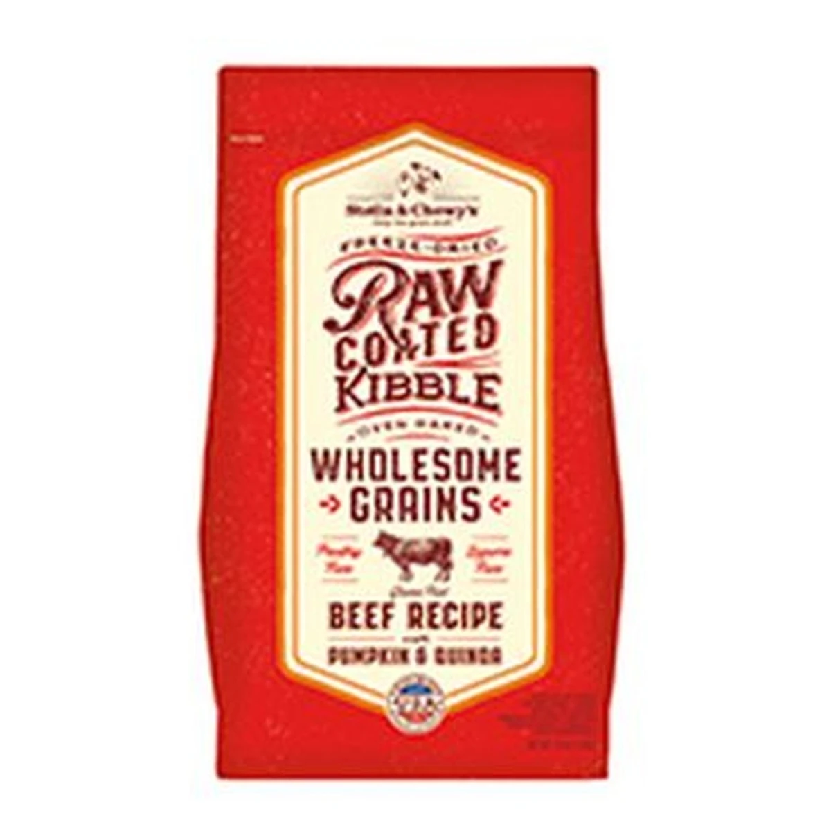 22 Lbs Raw Coated Wholesome Beef Dog Food