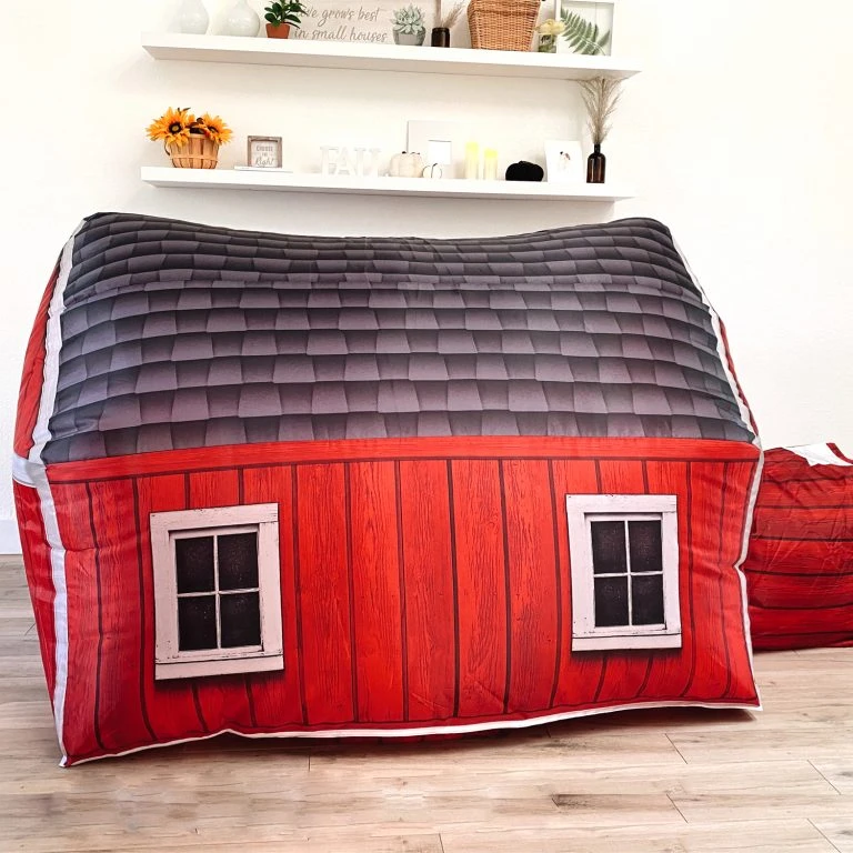 The Original Airfort Inflatable Kids Toy, Farmer's Barn - Build In 30 Seconds